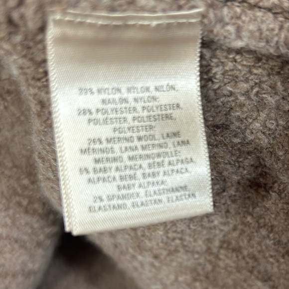 Anthropologie Moth Cold Shoulder Sweater merino wool baby alpaca - Picture 7 of 7